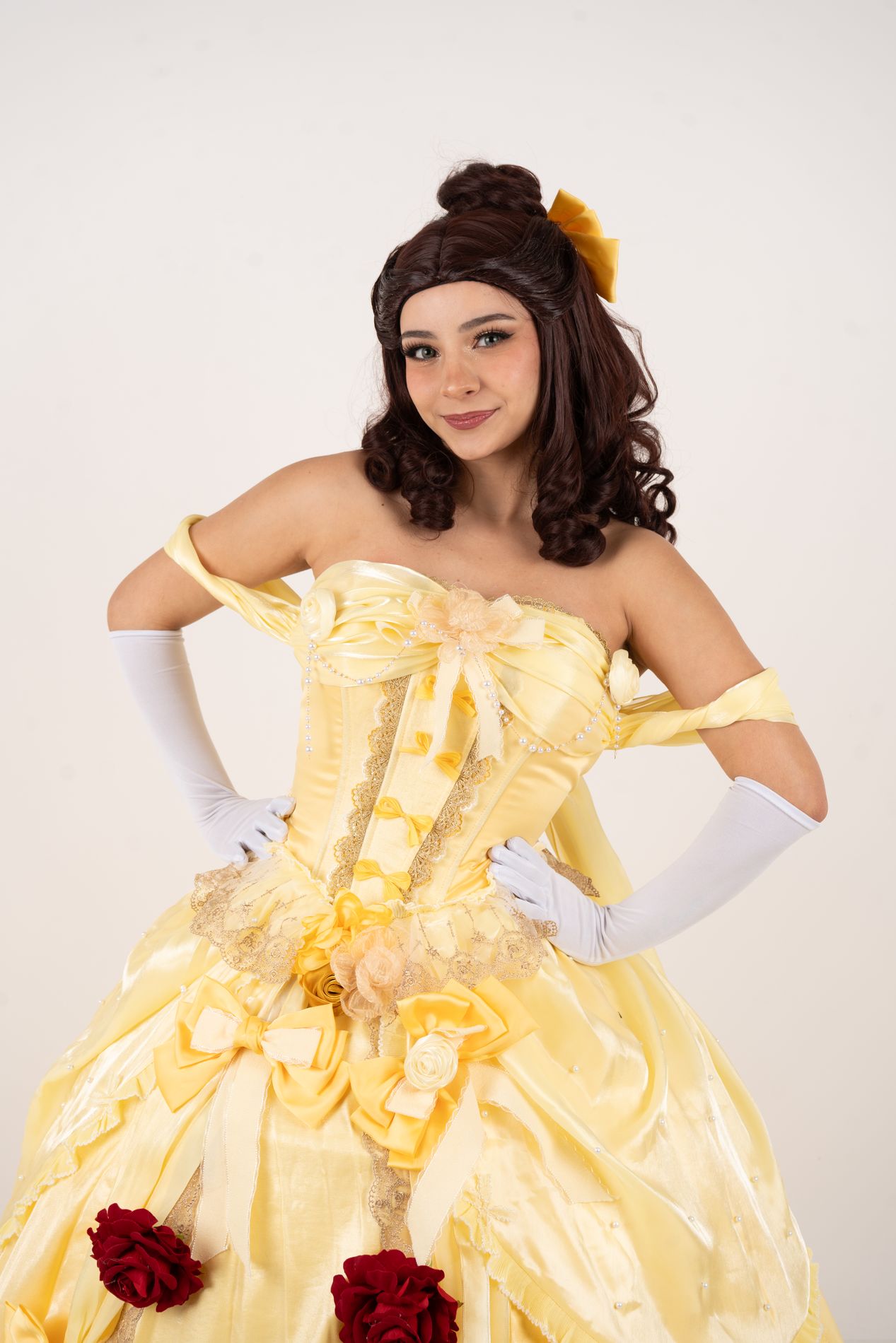 Personaje de princesa en experiencia inmersiva