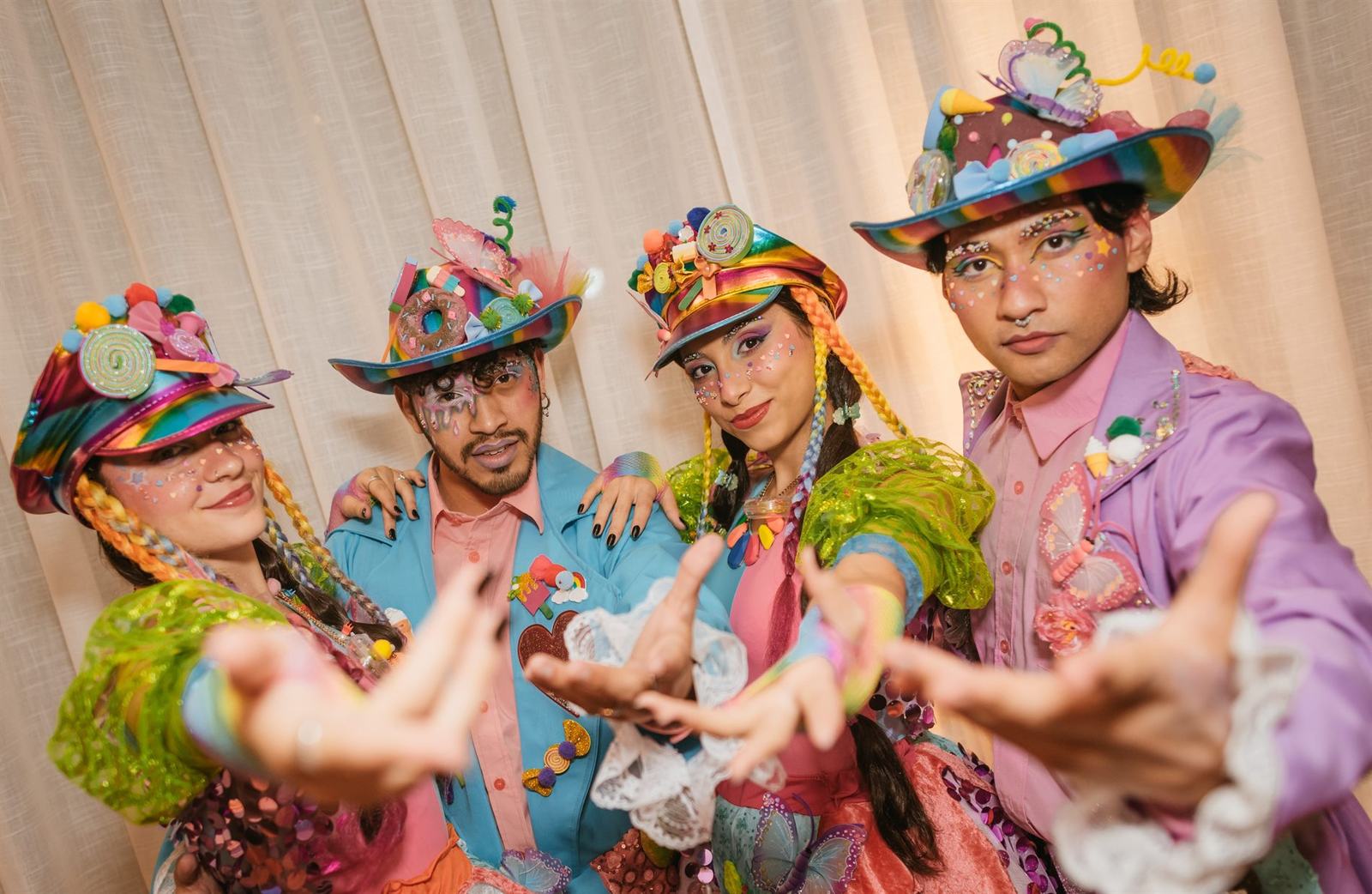 Hypnotic Artistic creative team portrait
